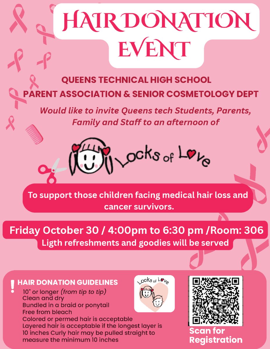 Hair donation event